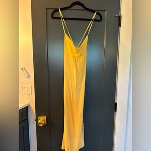 Reformation Size 4 Silk Cowl Neck Dress